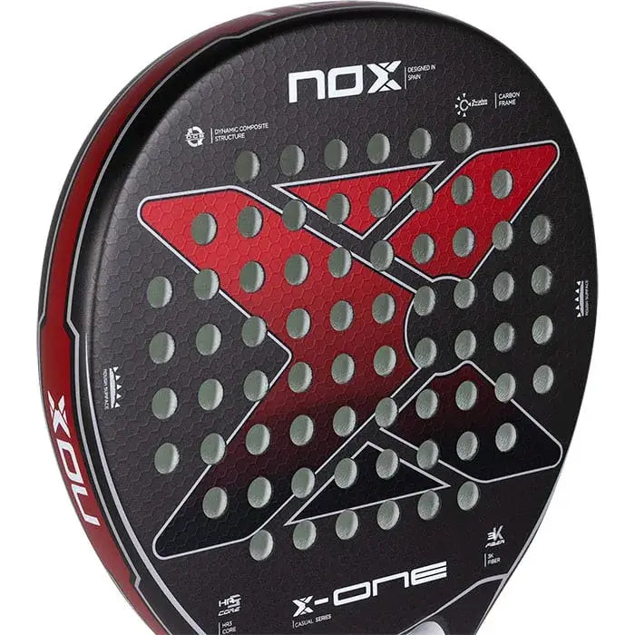nox x-one evo red raqueta padel con materiales de alta calidad