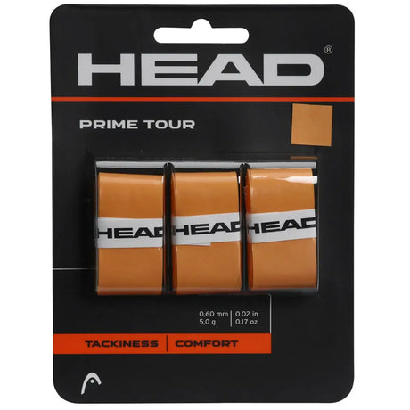 accesorios para raqueta head prime tour naranja con diseño ergonómico