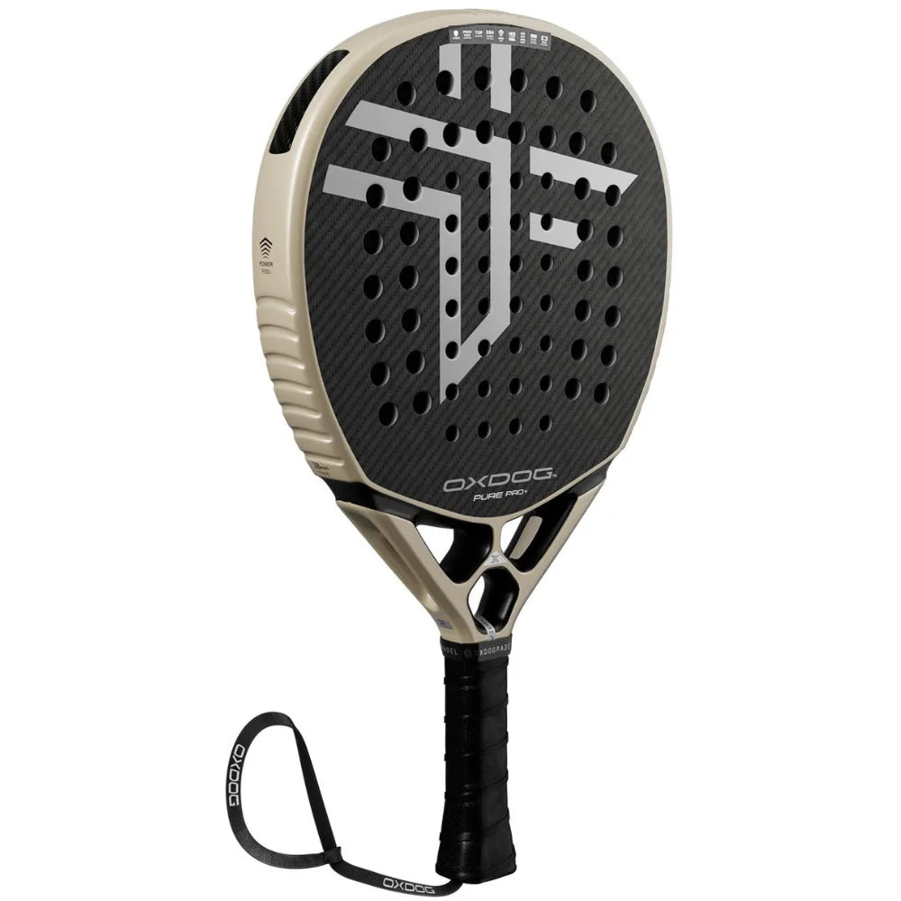 pala padel oxdog 2025 pure pro plus con superficie arenosa para efectos