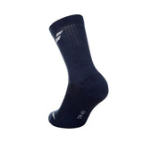 calcetas deportivas babolat para padel en blanco, negro y gris