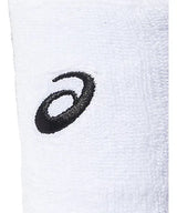 muñequeras asics blancas pack doble de felpa para entrenamiento