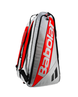 paletero babolat juan lebrón edición 2025 en negro, gris y rojo