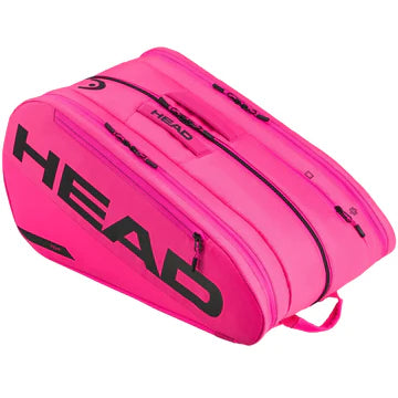 bolso de padel head rosa reflectante ideal para jugadoras profesionales