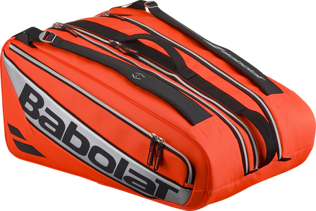 paletero pro padel juan lebrón 2.0 negro con capacidad para 4 palas
