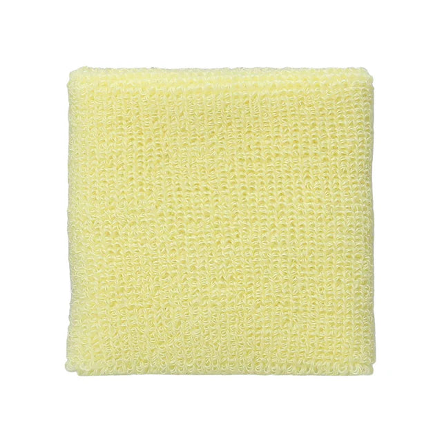 muñequeras asics en par color amarillo pastel para absorber sudor
