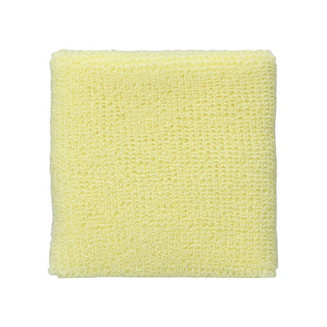 muñequeras asics en par color amarillo pastel para absorber sudor
