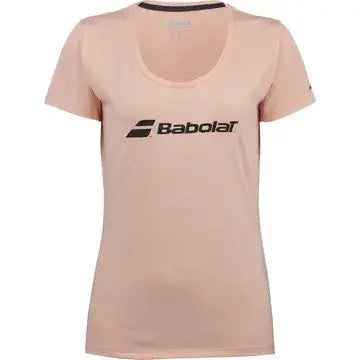 playera babolat negra mujer ideal para padel, tenis o gimnasio