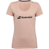 playera babolat negra mujer ideal para padel, tenis o gimnasio
