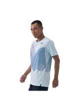 playera yonex color azul claro crystal blue con ajuste cómodo