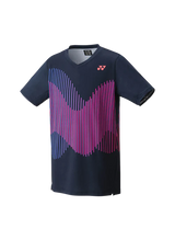 playera yonex color azul índigo con control de humedad y frescura
