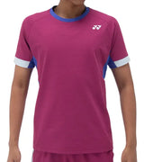 playera yonex manga corta color uva transpirable