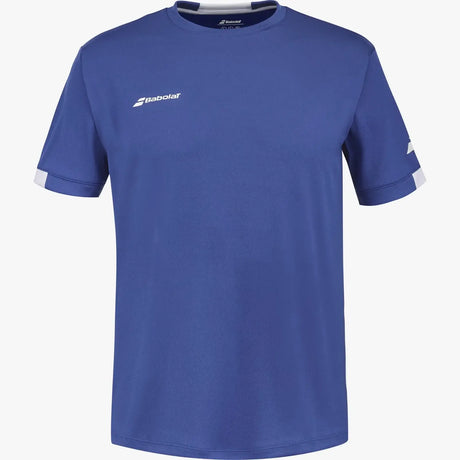 playera deportiva azul babolat hombre poliéster reciclado transpirable