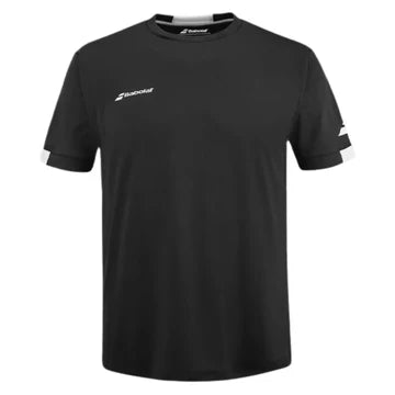 playera negra babolat hombre transpirable ideal para pádel y tenis