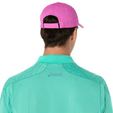 polo deportivo asics match jacquard ss top hombre verde aurora para tenis con ventilación avanzada