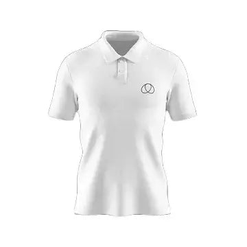 polo deuce midnight blanco para pádel y tenis diseño elegante