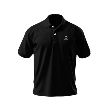 polo deuce midnight negra para pádel y tenis estilo elegante