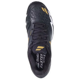 zapatillas de pádel babolat premura 3 negras con diseño técnico y soporte lateral para jugar padel