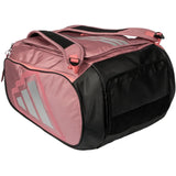 mochila adidas pala de padel pink 2026 con bolsillo ventilado para tenis padel mujer