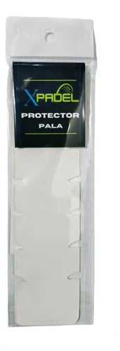 protector transparente xpadel para pala de pádel con adhesivo resistente