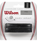 puño wilson cushion-aire classic contour negro con absorción de sudor para pádel