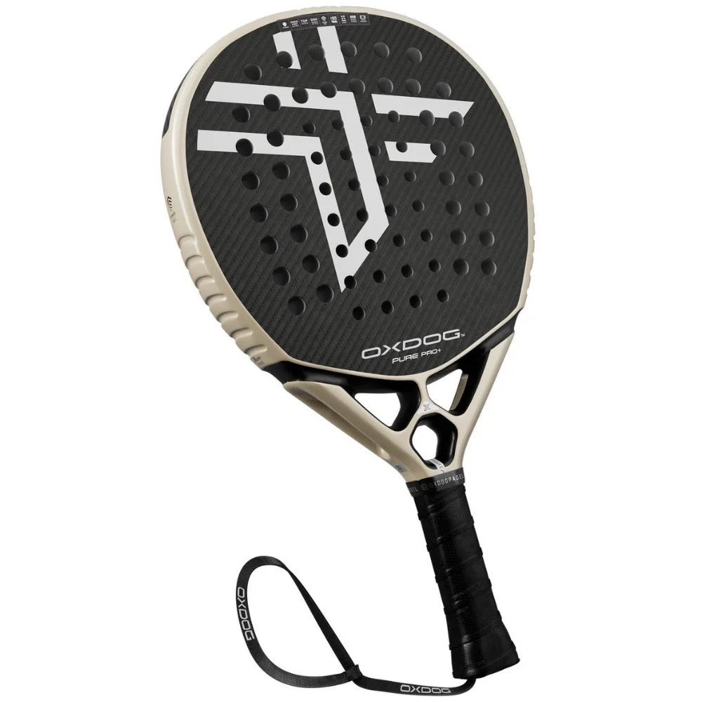 pala oxdog pure pro+ 2025 con forma híbrida y goma dura de alto control
