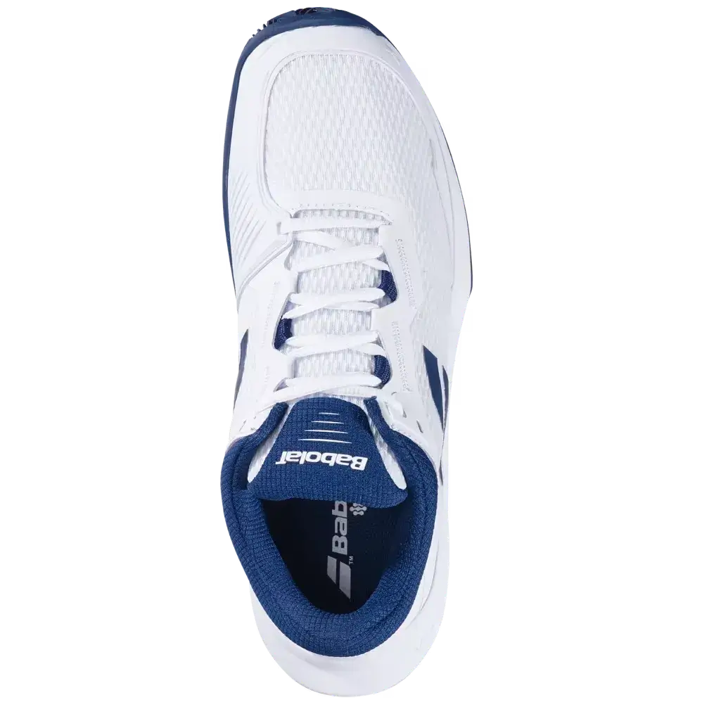 babolat sfx 4 zapatillas padel hombre en colores blanco y azul marino