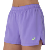 shorts padel asics court 2 n 1 short mujer amethyst con diseño 2 en 1 para padel deporte