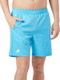 short babolat play hombre celeste con cintura elástica y bolsillos prácticos