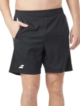 short babolat play negro para hombre con cintura elástica y bolsillos