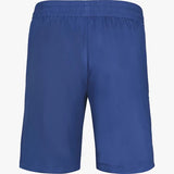 short babolat play azul con logotipo reflectante y corte deportivo