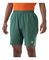 short yonex verde oliva para pádel con cintura elástica y diseño ligero