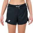 babolat short mujer negro con diseño funcional y estilo sobrio