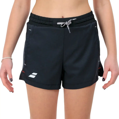 babolat short mujer negro con diseño funcional y estilo sobrio