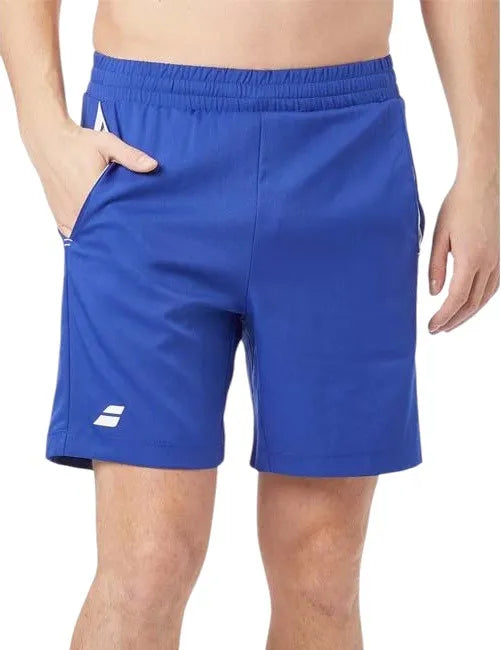 short azul babolat hombre para pádel con tela de secado rápido