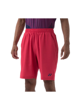 shorts yonex men geranium pink con tecnología verycool para pádel