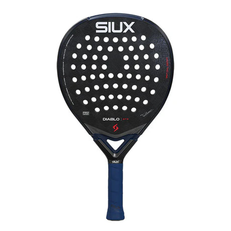 pala de padel siux diablo pro 2026 negra forma lágrima carbono 24k