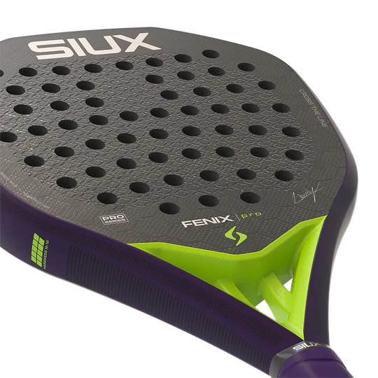 pala padel siux fenix 2026 púrpura forma diamante y balance alto para ataque agresivo