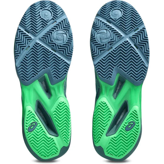 Tenis ASICS SONICSMASH FF Saba Blue Vital Green para Pádel