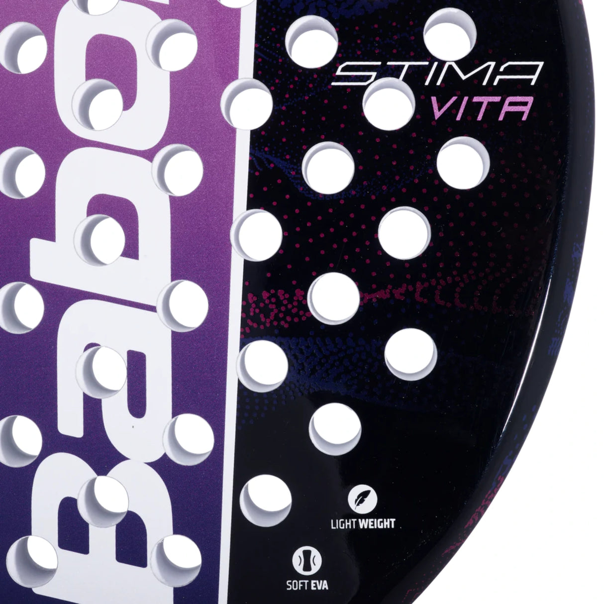 babolat stima vita pala para mujer con diseño elegante en morado y rosa