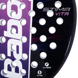 babolat stima vita pala para mujer con diseño elegante en morado y rosa