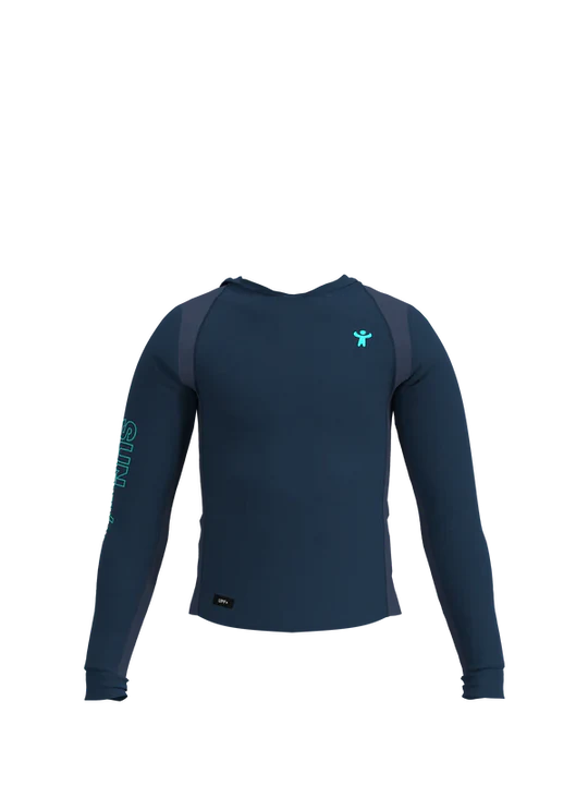 Sudadera SunPals High Performance Azul Atlántico para Pádel