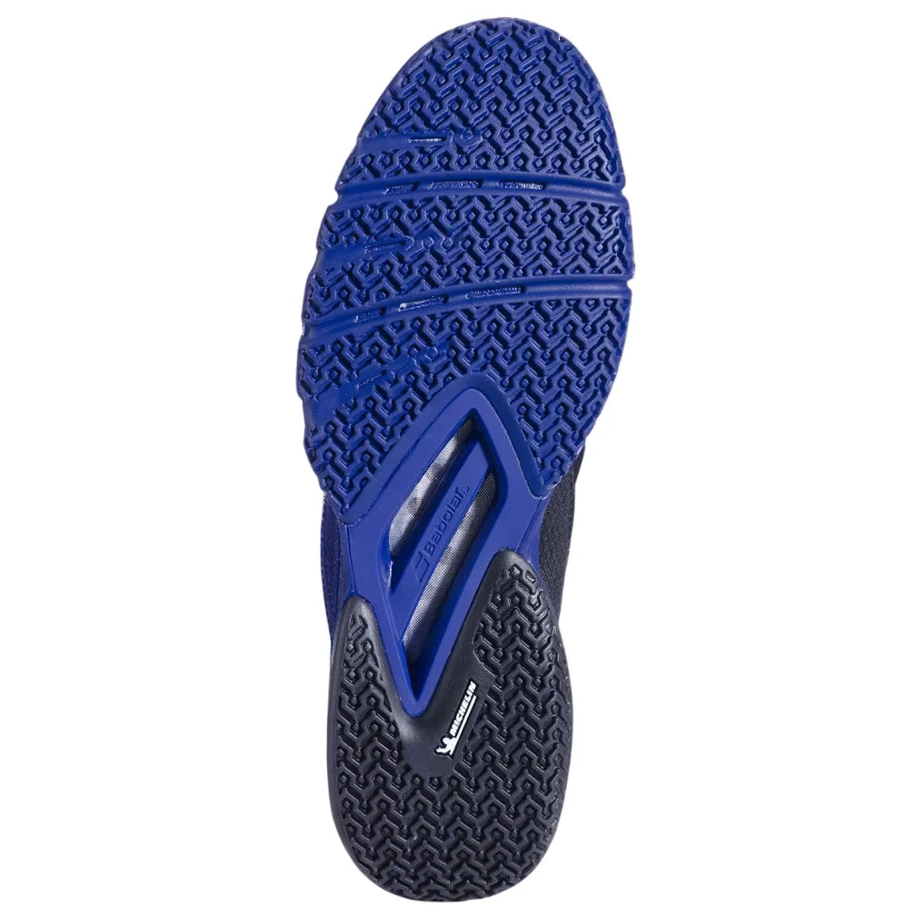 suela michelin del babolat jet premura 2 diseñada para tracción en pádel