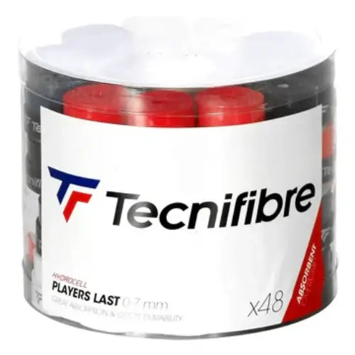 tecnifibre overgrip x48 tarro con absorción rápida para jugadores exigentes