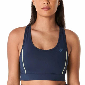sujetador deportivo asics mujer azul marino match bra pádel