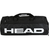 bolsa head tour negra 50L con estructura cilíndrica y bolsillo lateral