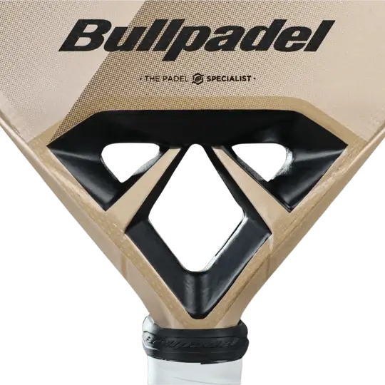pala de pádel bullpadel vertex 04 w con marco reforzado negro