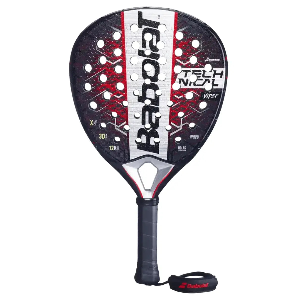 pala babolat technical viper 2025 roja y negra con forma diamante