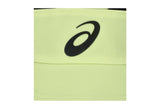 visera deportiva asics amarillo fosforescente con diseño transpirable