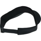 visera negra asics con banda absorbente y ajuste trasero cómodo