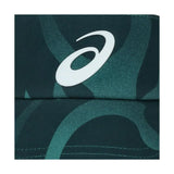 gorra tipo visera asics performance con ajuste trasero y protección solar